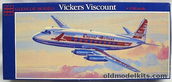 Glencoe 1/96 Vickers Viscount - Capitol or BEA - (ex-Hawk), 05501 plastic model kit